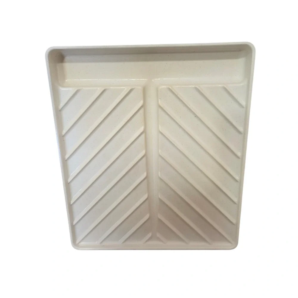 Nordic Ware Bacon Tray Food Defroster Microwave Cooker 304 USA White Speckled